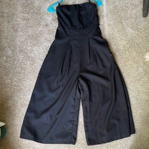 Black strapless jumper NEW with tags